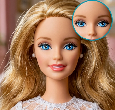 Baby Doll Eyes Pad Printing Pet